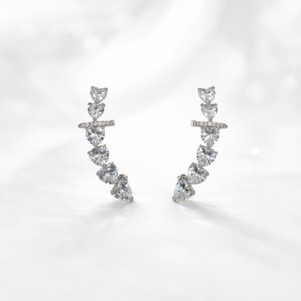 Aretes Plateados Aurelia de ZYRAL - foto 3