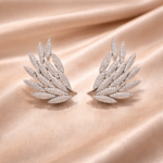 Aretes Plateados Azalea de ZYRAL