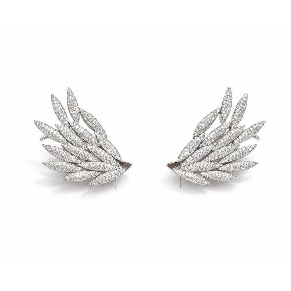 Aretes Plateados Azalea de ZYRAL - foto 3