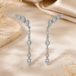Aretes Plateados JazmÃ­n de ZYRAL