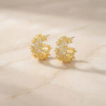 Candongas doradas Aro Ámbar de ZYRAL