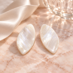 Aretes Blancos Florencia de ZYRAL