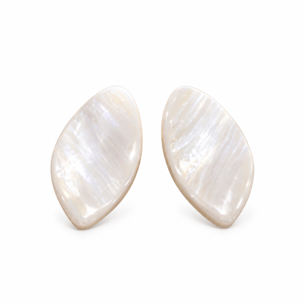Aretes Blancos Florencia de ZYRAL - foto 3