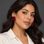 Aretes Vinotintos CÃ©lia de ZYRAL - foto 2