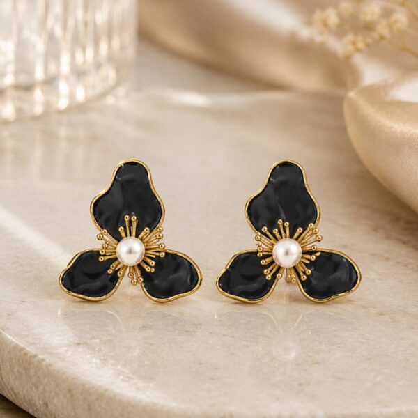Aretes dorados Valentina