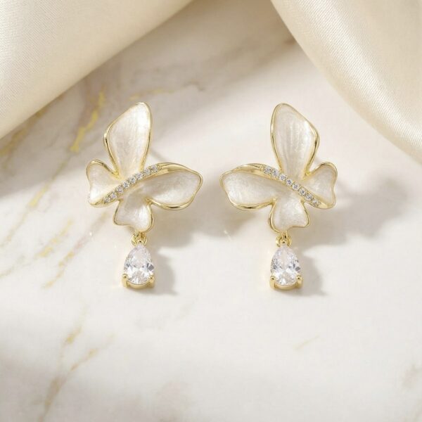 Aretes dorados Valentina