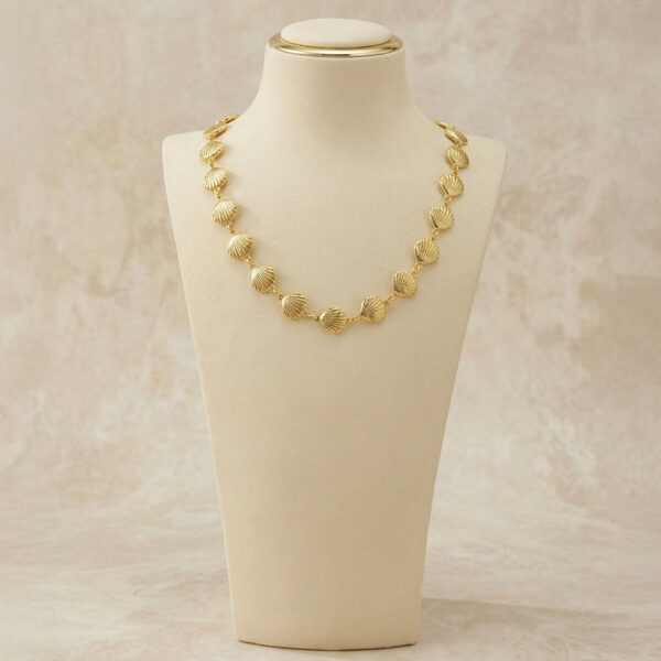 Collar dorado Lunaria
