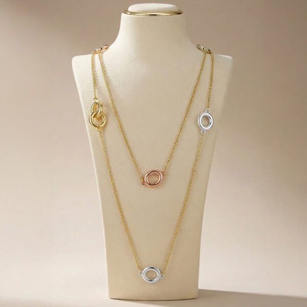 Collar dorado Amapola