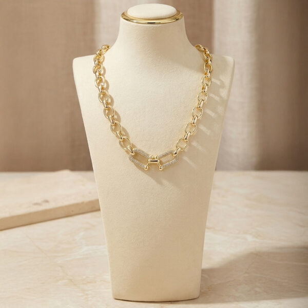 Collar dorado Paloma