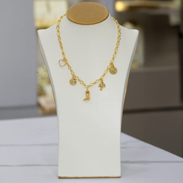 Collar dorado Topacio