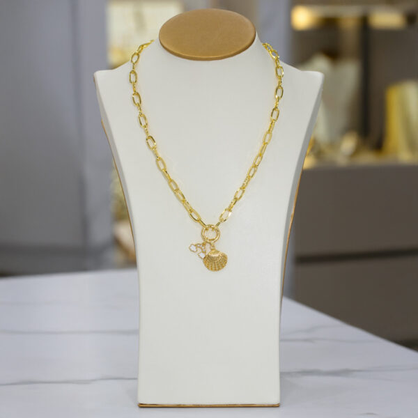 Collar dorado Cristal
