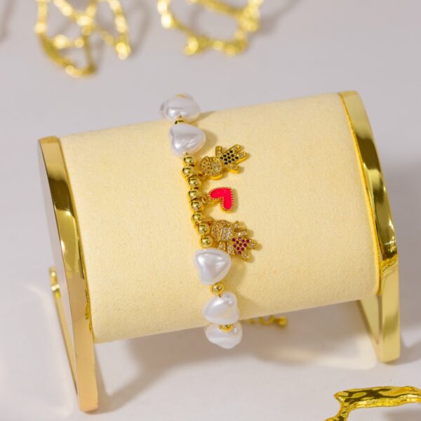 Pulsera dorado Savia