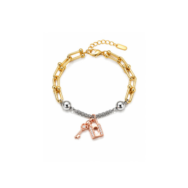 Pulsera tres oros Wendy de ZYRAL - foto 3