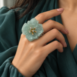 Anillo Flor Amélie en Acrílico con Circones de ZYRAL - foto 6