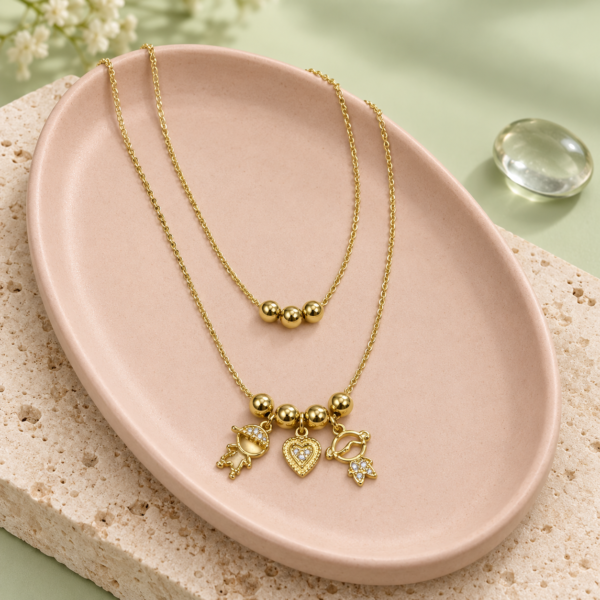 Set ConexiÃ³n Dorado con Blanco de ZYRAL - foto 3