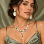 Set Serena Beige de ZYRAL en color dorado y marfil - foto 4