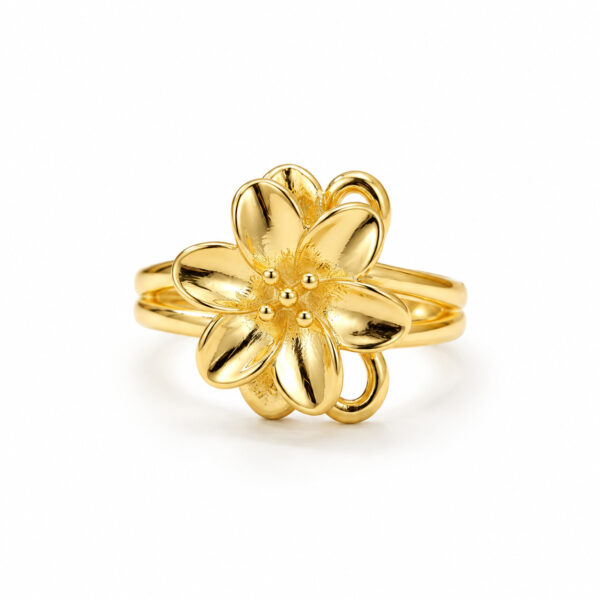 Anillo dorado Gala de ZYRAL