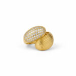 Anillo dorado Azahar de ZYRAL