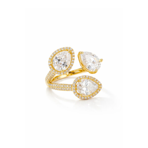 Anillo dorado Estela de ZYRAL