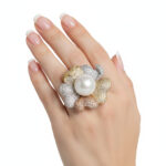 Anillo tricolor Ícono de ZYRAL en modelo