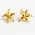 Aretes dorados Estrella Boreal de ZYRAL