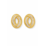 Aretes dorados Dalia de ZYRAL