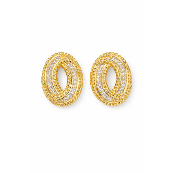 Aretes dorados Dalia de ZYRAL