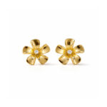 Aretes dorados Lumina de ZYRAL