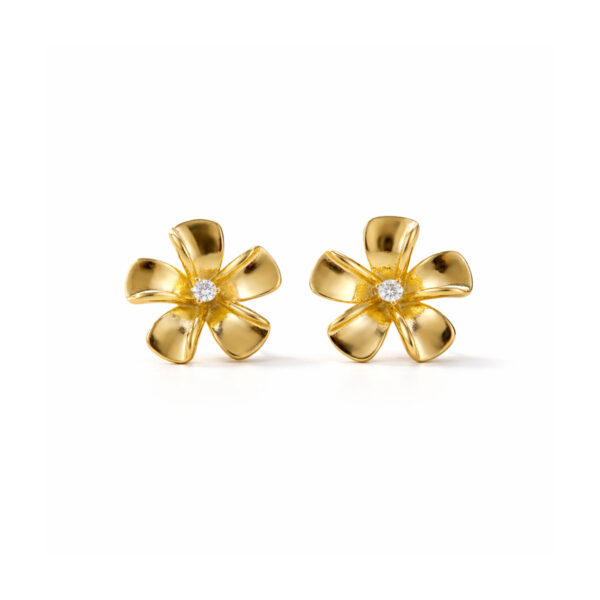 Aretes dorados Lumina de ZYRAL