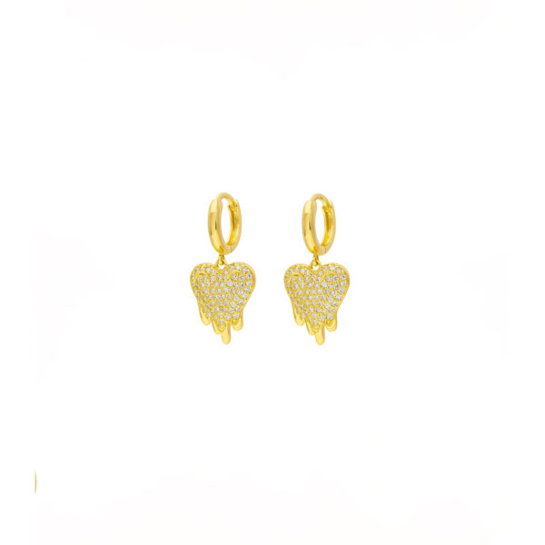 Aretes dorados Jazmín de ZYRAL