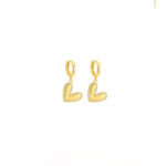 Aretes dorados Violeta de ZYRAL