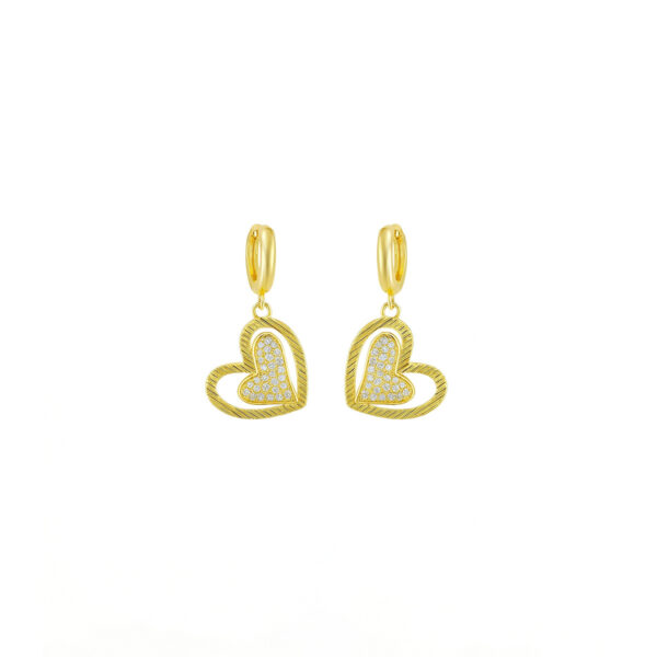 Aretes dorados Lirio de ZYRAL