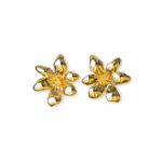 Aretes dorados Celeste de ZYRAL