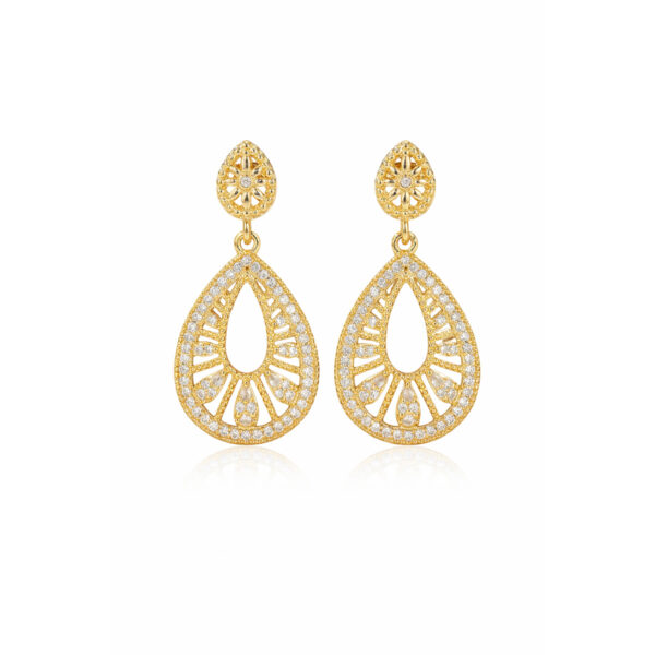Aretes dorados Savia de ZYRAL