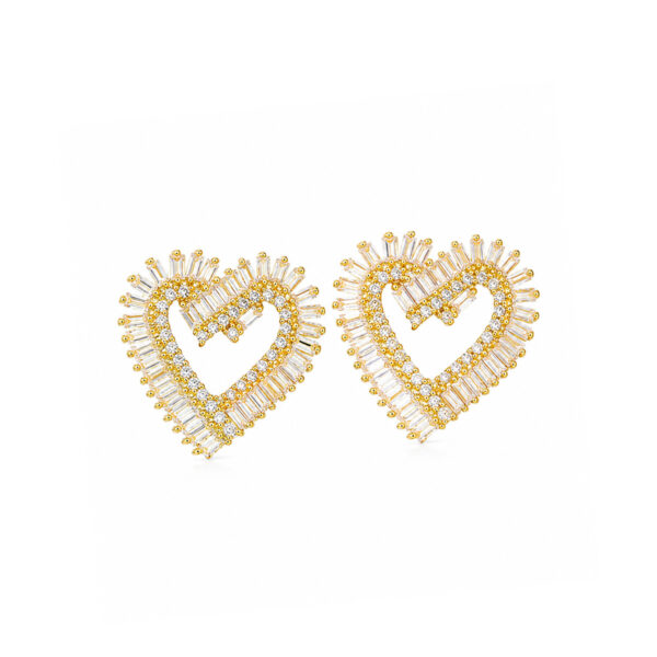 Aretes dorados Ariella de ZYRAL