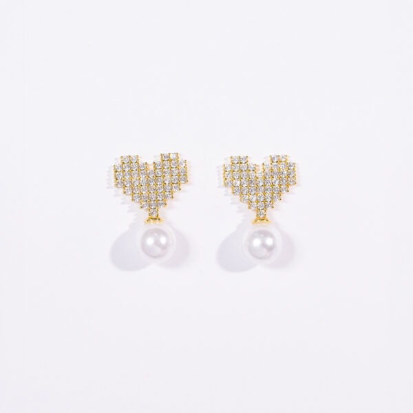 Aretes dorados Ópalo de ZYRAL