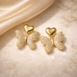 Aretes dorados Lumina de ZYRAL