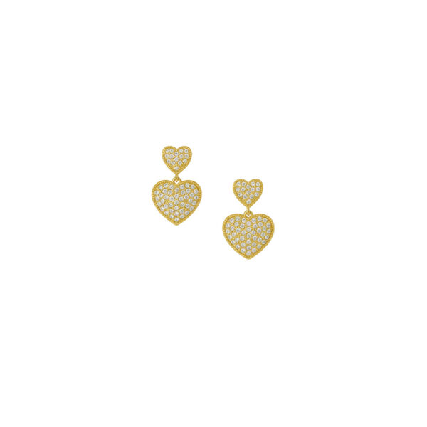 Aretes dorados Capri de ZYRAL