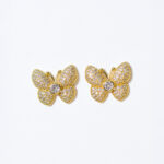 Aretes dorados Mariposa de ZYRAL