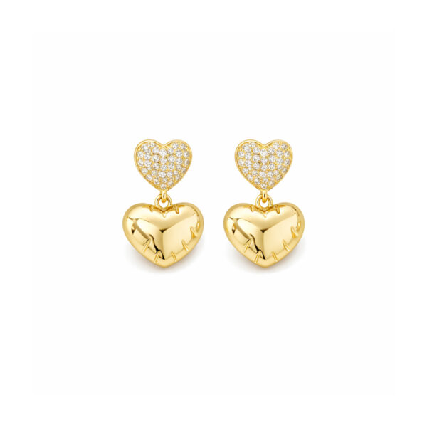 Aretes dorados Mónaco de ZYRAL