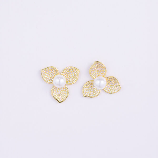 Aretes dorados Oasis de ZYRAL