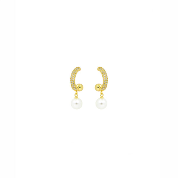 Aretes dorados Bahía de ZYRAL