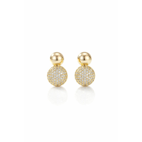 Aretes dorados Rocío de ZYRAL