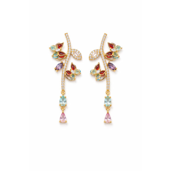 Aretes dorados Bahía de ZYRAL
