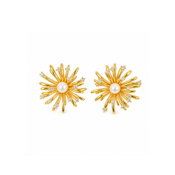 Aretes dorados Esencia de ZYRAL