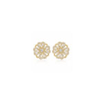 Aretes dorados Flora de ZYRAL