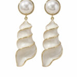 Aretes dorados Amalfi de ZYRAL