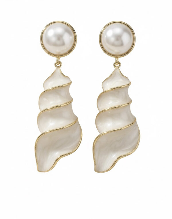 Aretes dorados Amalfi de ZYRAL