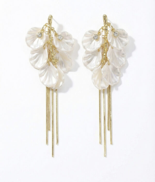 Aretes dorados Eterna de ZYRAL