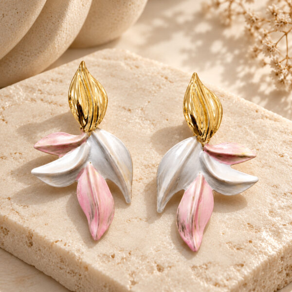 Aretes dorados Nila ZARC01-747